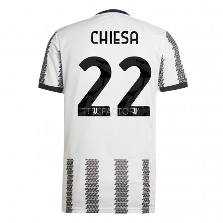 Herre Fotballdrakter Juventus Chiesa 22 Hjemme 2022-23 Kortermet